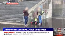 Attaque à Paris: les images de l'interpellation du principal suspect