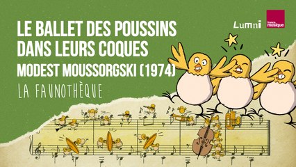 Moussorgski : Le ballet des poussins dans leurs coques - La Faunothèque