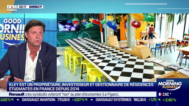 La pépite : Kley s'adresse aux étudiants avec ses résidences étudiantes et aux jeunes actifs avec ses résidences coliving, par Lorraine Goumot - 29/09