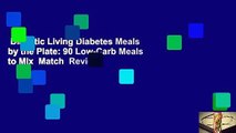 Diabetic Living Diabetes Meals by the Plate: 90 Low-Carb Meals to Mix  Match  Review