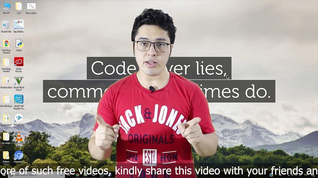 4   Writing Our First Python Program _ Python Tutorials For Absolute Beginners In Hindi - 4 ( 1080 X 1080 )