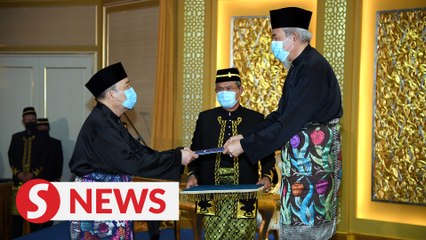 Hajiji sworn in as 16th Sabah CM