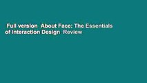 Full version  About Face: The Essentials of Interaction Design  Review