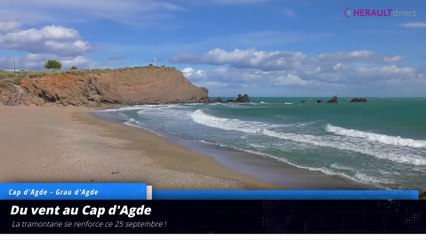 La tramontane souffle fort sur le Cap et le Grau !