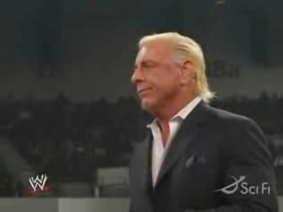 ecw 19/02/08 part 1 Flair confrontation w/Benjamin & Burke