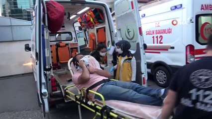 Dere yatağına uçan otomobilden sağ çıktı