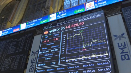 El Ibex 35 cierra su peor semana desde julio y pierde un 0,23 % este viernes