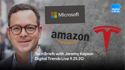Tech Briefs with Jeremy Kaplan | Digital Trends Live 9.25.20