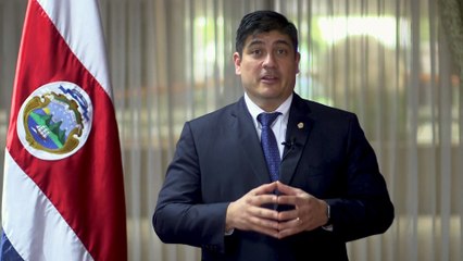 Presidente Carlos Alvarado se refiere al acuerdo COVAX para adquirir vacunas contra el Covid-19