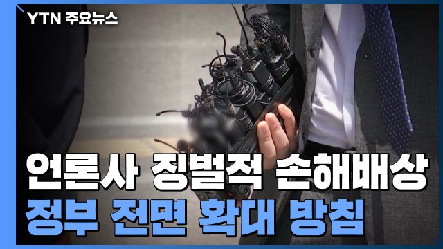 언론사 징벌적 손해배상 도입취지는 공감 vs 비판기능 위축 우려 / YTN