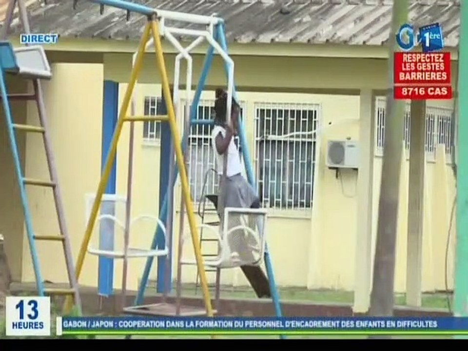 RTG / Visite de plusieurs personnalités dont l’ambassadeur du Japon au Gabon au centre pour enfant en difficultés