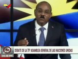Antigua y Barbuda reafirmó compromiso con el multilateralismo y la lucha para combatir la Covid-19