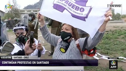 EN VIVO desde Chile - Continúan protestas en santiago