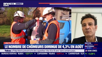 Eric Heyer (OFCE) : Le nombre de chômeur diminue de 4,3% en Août - 25/09