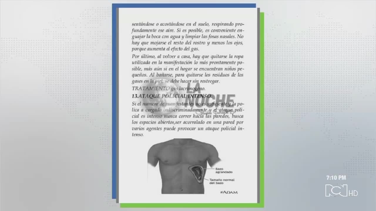 Con instructivo, células armadas planean estrategia para generar caos en protestas
