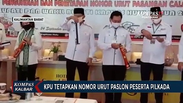 KPU Gelar Pengundian dan Penetapan Nomor Urut Peserta Pilkada
