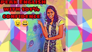 Speak English with 101% confidence 