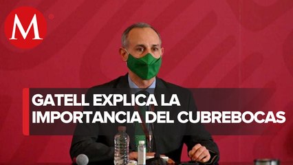 López-Gatell destaca uso de cubrebocas en aviones y transporte público