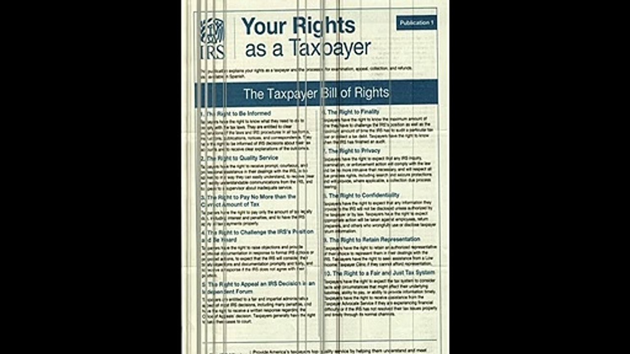 TAXPAYERS RIGHTS IRS