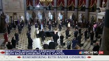 Justice Ruth Bader Ginsburg Is Brought Into Capitol To Lie In State