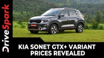 Kia Sonet GTX+ Variant Prices Revealed | Engine Specs, Features, Bookings, & All Other Details