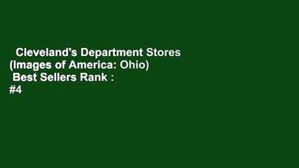 Cleveland's Department Stores (Images of America: Ohio)  Best Sellers Rank : #4