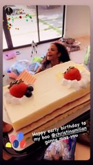 L'anniversaire surprise de Christina Milian le 26 septembre 2020.