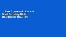 Linux Command Line and Shell Scripting Bible  Best Sellers Rank : #5