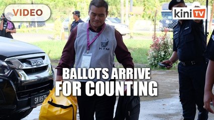 Ballots for N58 Lamag arrive at counting centre