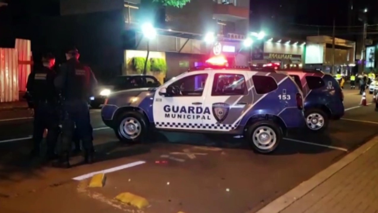 Operação 'Balada Segura' realizada na Rua Paraná encerra a semana nacional do trânsito