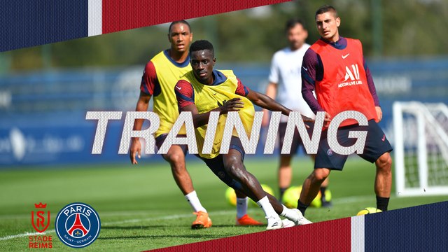 Replay: L'entraînement avant Stade de Reims v Paris Saint-Germain