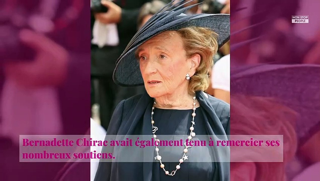 Jacques Chirac : un an après sa mort, comment va Bernadette Chirac ?