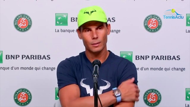 Roland-Garros 2020 - Rafael Nadal : Merci de nous laisser jouer au tennis !