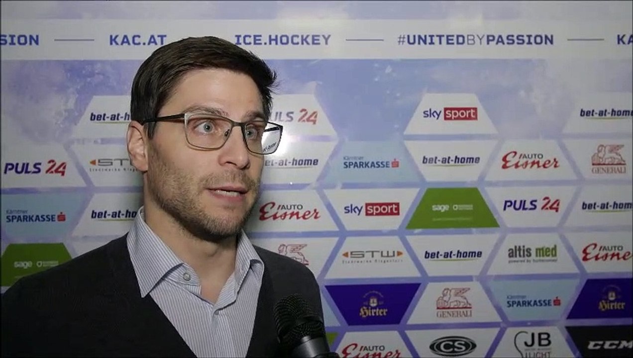 Pierre Beaulieu nach dem Auftaktsieg über den KAC