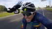 Angry Magpie Dive Bombs Cyclist Time After Time