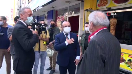 Vali maskelerini almıştı, hem tedavisi başladı, hem de maaş bağlandı