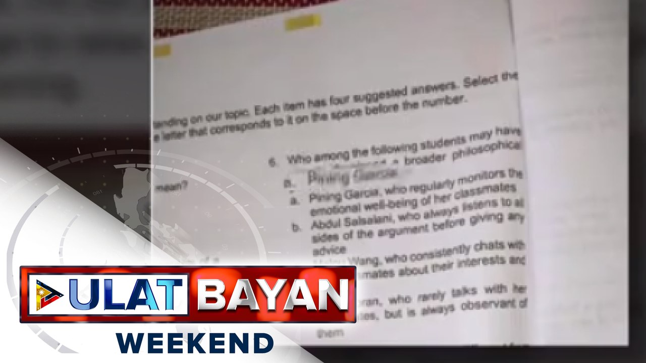 DepEd, pananagutin ang private catholic school sa Zambales na gumawa ng bastos na content sa learning module