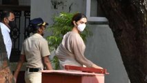 Deepika Padukone at NCB office For Interrogation వేర్వేరు ప్రదేశాల్లో టాప్ హీరోయిన్ల విచారణ !