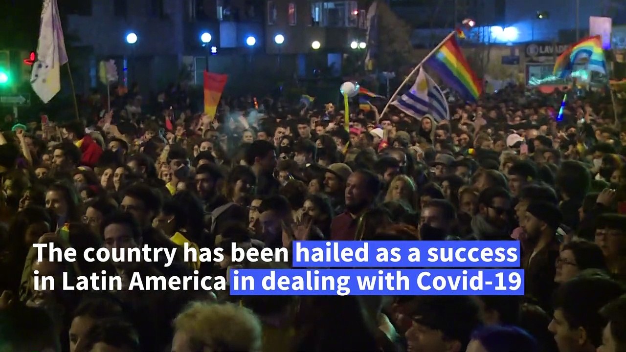 Thousands march in Uruguay's pride parade