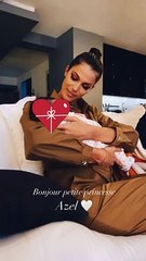 Iris Mittenaere et sa nièce Azel sur Instagram.