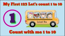 10 Little Buses Song | Learning 123s | Count with me 1 to 10 | 1 to 10 Counting | 1-10 Numbers