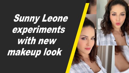 Sunny Leone experiments with new makeup look
