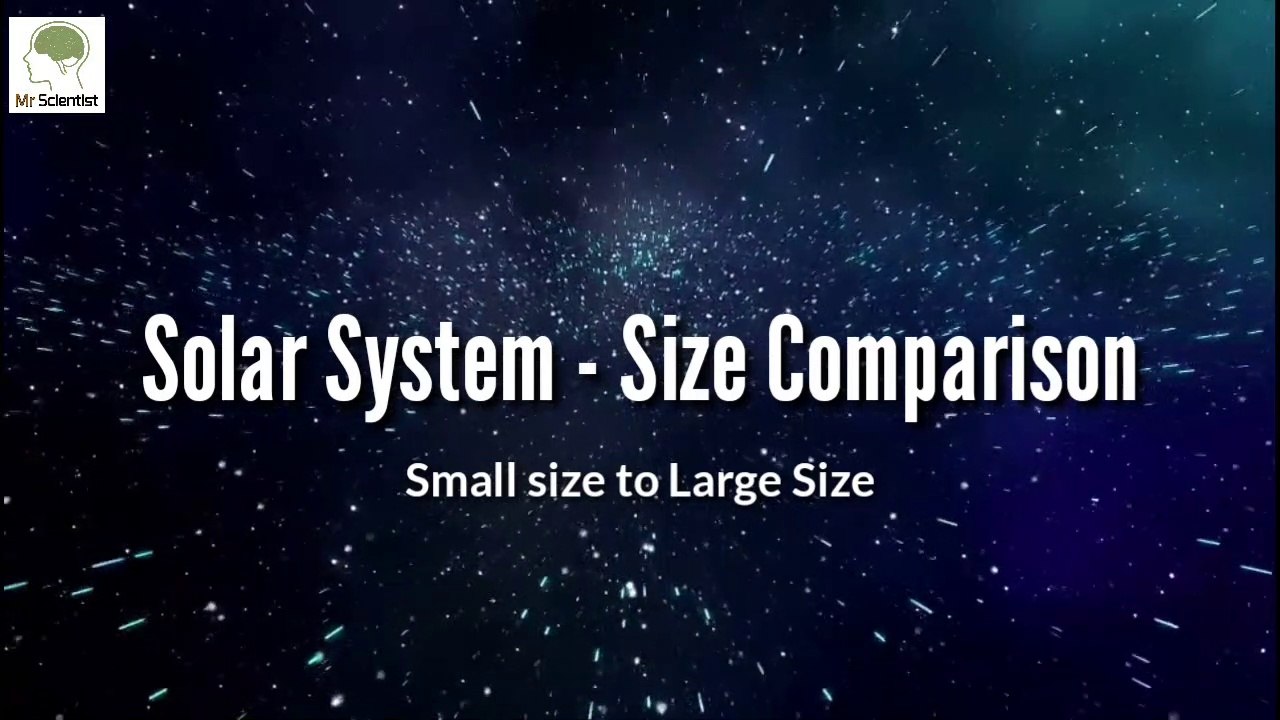 Solar System Size Comparison 2020 || Small to Big Objects of Our Solar System.