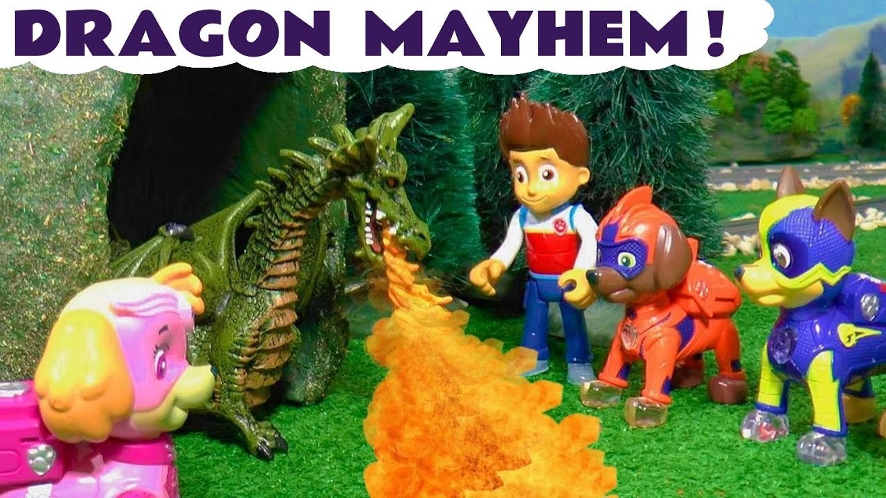 Paw Patrol Mighty Pups Charged Up Dragon Rescue with the Super Paws and the Funny Funlings in this Family Friendly Full Episode English Toy Story for Kids