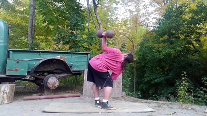 Bent Press Brutus(Narrow Stance)