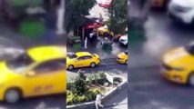 Esenyurt'ta taksi durağındaki silahlı kavga - Çatışma anı (2) - İSTANBUL