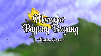 Marina Elsera - Mengejar Bayang Bayang (Official Lyric Video)