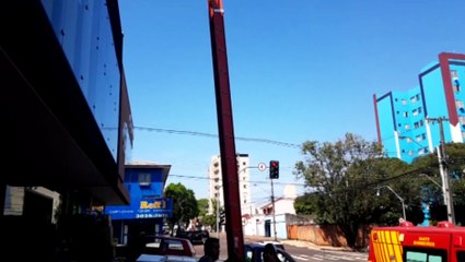 Homem tem ferimento na cabeça após queda no Bairro Brasília