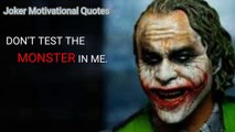 11 most powerful and motivational quotes | Joker motivational quotes