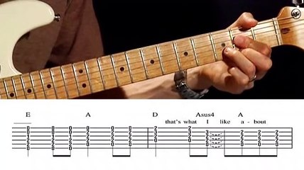 What I Like About You Guitar Tutorial